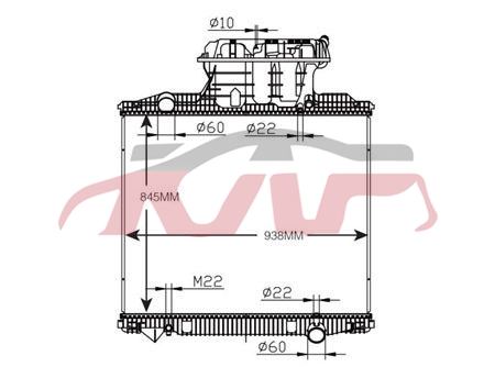 For Truck 608radiator&nbsp;&nbsp;, Radiator Basic Car Parts, Truck  Auto Lamps-