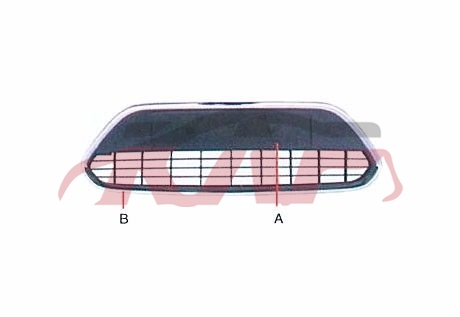 For Ford 2070309 Focus Sedan front Bumper Grille Lower , Focus List Of Car Parts, Ford   Automotive Accessories