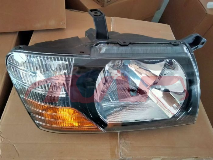 For Mitsubishi 13312001-2006 Pajero V73&nbsp;head Lamp Black 2001&nbsp;r Mr548034 L Mr548033, Pajero Auto Parts Manufacturer, Mitsubishi   Automotive Parts-R MR548034 L MR548033