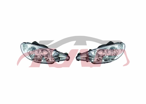 For Peugeot 831t11 head Lampcrystal) r:087276/l:087275, 206 Automotive Accessorie, Peugeot  Auto Parts-R:087276/L:087275