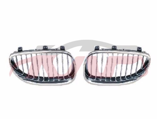 For Bmw 507e60/e61 2003-2009 grille, Old Model,half Chrome 51137027061   51137027062, 5  Auto Part, Bmw  Car Grille51137027061   51137027062