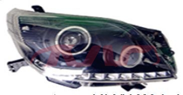 适用于丰田2010-2013 霸道/FJ150 前大灯 改装黑底LED款 , 霸道普拉多 汽车配件商店, 丰田 汽车配件-