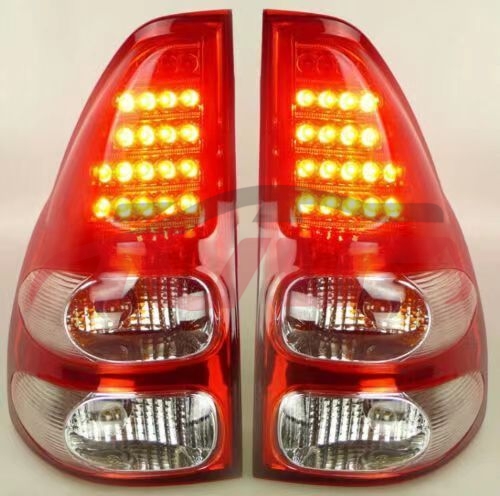 适用于丰田2003-2009 霸道/FJ120 后尾灯 改装款LED 红灰 , 丰田 汽车配件, 霸道普拉多 汽车配件目录-