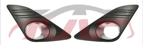适用于丰田2012-2014 凯美瑞，中东版 雾灯罩，电镀圈+黑色框 , 凯美瑞 汽车配件目录, 丰田 雾灯罩-