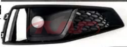 适用于奥迪2016-2019 A4 （B9） 雾灯框  黑色 RS4 , 奥迪 雾灯饰框, A4 汽车配件-