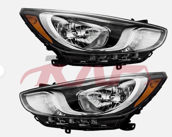 For Hyundai 15172011-2013 Accent&nbsp;head Lamp W/6hole&5pin Yellow Manual&nbsp;hy2502163  Hy2503163, Hyundai  Auto Lamps, Accent Automotive Accessories-HY2502163  HY2503163