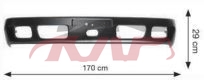 For Hino 2270for Dutro front Bumper Bar Steel Narrow Cab , Dutro Accessories, Hino   Car Body Parts