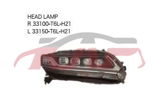For Honda 2033913 Spirior head Lamp r 33100-t6l-h21 L 33150t6l-h21, Honda  Car Parts, Spirior  Car Accessories CatalogR 33100-T6L-H21 L 33150T6L-H21