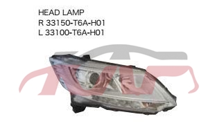 For Honda 20112615 Odyssey head Lamp r 33150-t6a-h01 L 33100-t6a-h01, Honda  Head Light, Odyssey  Car PartsR 33150-T6A-H01 L 33100-T6A-H01