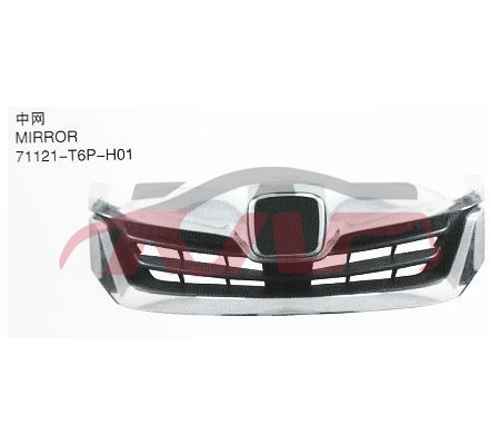 For Honda 2089413 Crider grille 71121-tp6-h01, Crider Automobile Parts, Honda  Grills Assembly71121-TP6-H01