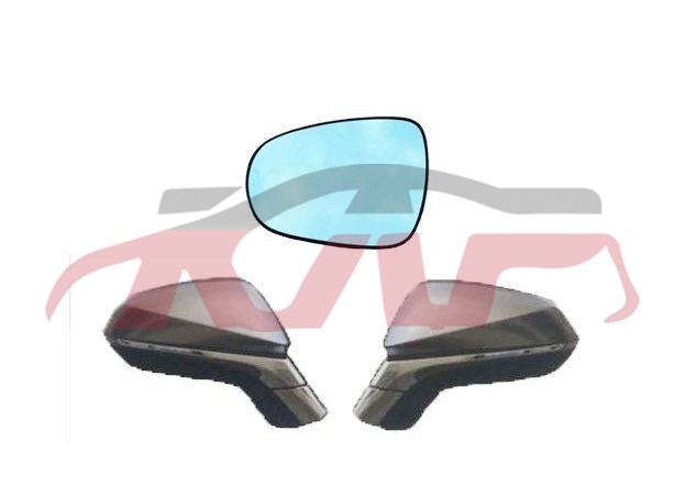 适用于雷克萨斯NX200（2015-2020） 倒车镜11线电动折叠带灯带加热 蓝镜片 , NX 汽车配件价格, 雷克萨斯 汽车配件-