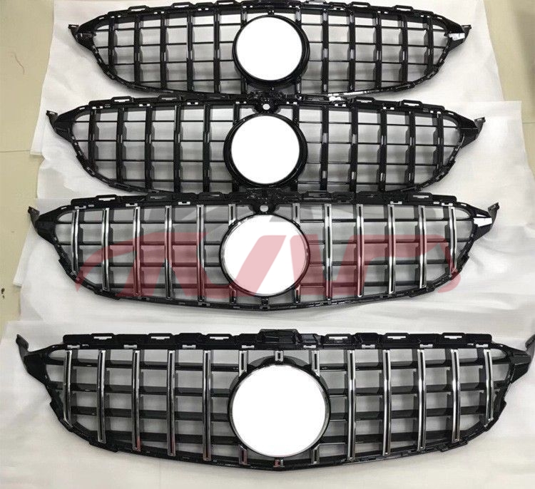 For Benz 472new C 20515 Sport grille, Silvery/black , Benz  Plastic Grills, C-class Advance Auto Parts