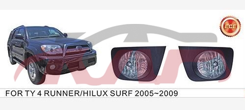 适用于丰田201997-1998 超霸 雾灯加雾灯框 , 超霸 汽车配件, 丰田 雾灯加雾灯框-