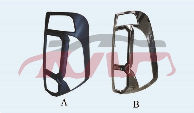 适用于尼桑2015 NAVARA 后尾灯罩，DYZY , 纳瓦拉 汽车零配件, 尼桑 大灯灯罩-