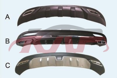 For Hyundai 20149614sonata rear Diffuser , Sonata Accessories Price, Hyundai  Car Parts