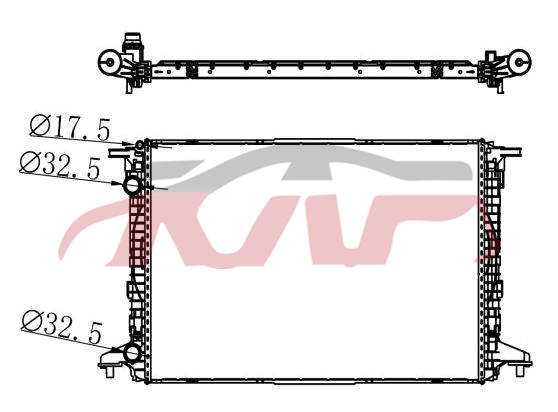 For Audi 1404a4 16-19 B9) radiator 8w0121251ak, Audi  Car Parts, A4 Automotive Accessories Price8W0121251AK