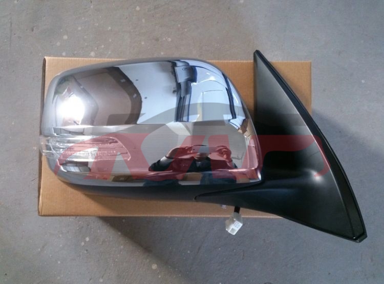 适用于丰田2010-2013 霸道/FJ150&nbsp;倒车镜，5线带灯，电镀&nbsp;, 丰田 汽车配件, 霸道普拉多 汽车配件-