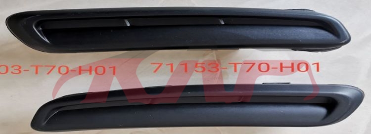 For Honda 20104917 Crv front Bumper Trim Strip 71103-t70-h01    71153-t70-h01, Crv  Car Parts�?price, Honda   Car Body Parts71103-T70-H01    71153-T70-H01