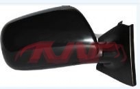 适用于丰田2005-2011 雅力士 5D 倒车镜，3线电动，本色黑 , 丰田 汽车配件, 雅力士 汽车配件-