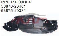 For Toyota 20512005  Allion&nbsp;inner Fender&nbsp;53876-20401, 53875-20381, Allion Auto Parts Prices, Toyota  Car Parts-53876-20401, 53875-20381