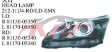 For Toyota 23452012  Avensis head Lamp 212-11u4-rd-ems,212-11u4-ld-ems,r81130-05050,81130-05340,l81170-05350,81170-05340, Avensis Automotive Parts Headquarters Price, Toyota  Car Parts212-11U4-RD-EMS,212-11U4-LD-EMS,R81130-05050,81130-05340,L81170-05350,81170-05340