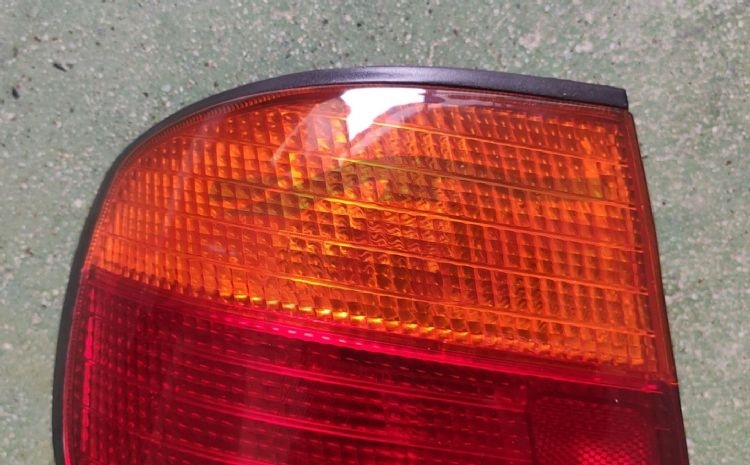 适用于尼桑Primera 1996-1999 4d&nbsp;尾灯，黄色，小弧度&nbsp;26550-2F726 26555-2F726, 尼桑 汽车配件, Primera 汽车配件-26550-2F726 26555-2F726