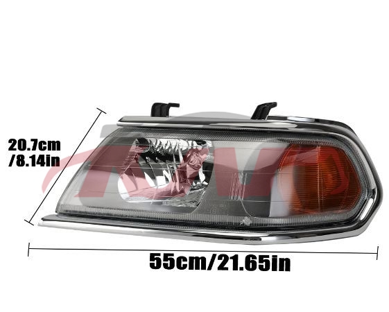 For Mitsubishi 2153pajero Sport 2000-2004 Nativa&nbsp;head Lamp Chrome&nbsp;, Mitsubishi  Auto Part, Pajero Car Accessories Catalog-