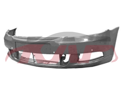 适用于斯柯达2016 昊锐 带垫圈孔的前保险杠，带垫圈支架，带4个停车传感器孔。欧式 3V0807218B, 昊锐 汽车配件目录, 斯柯达 汽车配件-3V0807218B