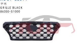 For Hyundai 20190217 Santafe grille 86350-s1000, Santafe Car Accessories Catalog, Hyundai  Abs Grille86350-S1000