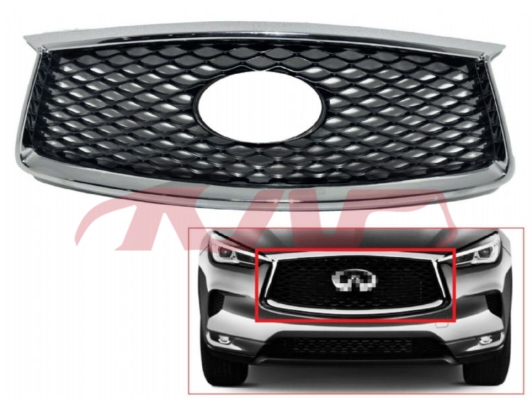 For Infiniti 2130q50 18-21 grille 623105na3a, Infiniti  Grills Car Chrome, Q50 Car Accessories Catalog-623105NA3A