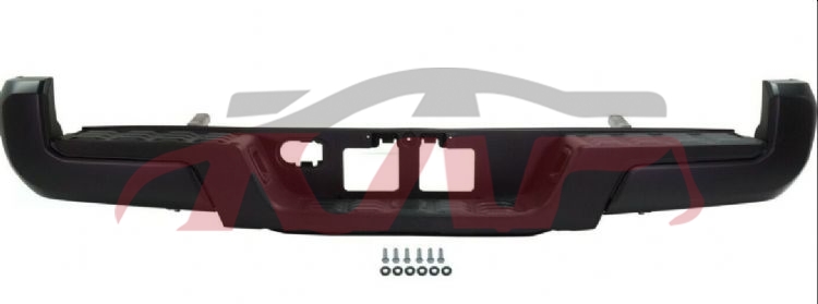 For Toyota 8212016-2020 Tacoma&nbsp;rear Bumper Black Wiht Hole&nbsp;, Toyota  Rear Bumper Assy , Tacoma Auto Parts-