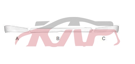 For Toyota 31672018 Coaster&nbsp;front Bumper Trim Strip&nbsp;, Coaster Car Parts Discount, Toyota  Auto Part-