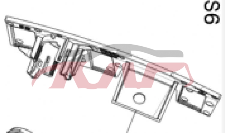 适用于特斯拉MODEL X  2022 前杠雷达支架 1588194-00-A, 特斯拉 汽车配件, MODEL X 汽车配件鈥?价格-1588194-00-A