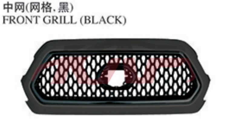 For Toyota 29652019  Tacoma grille , Tacoma Car Accessories Catalog, Toyota  Grilles-