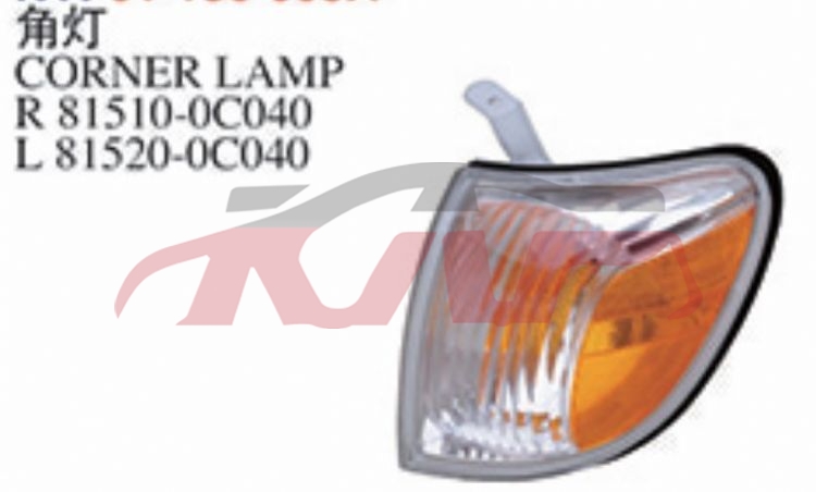 For Toyota 20296600-06 Tundra corner Lamp r81510-0c040   L81520-0c040, Toyota  Usa Auto Light, Tundra Car Accessorie Catalog-R81510-0C040   L81520-0C040