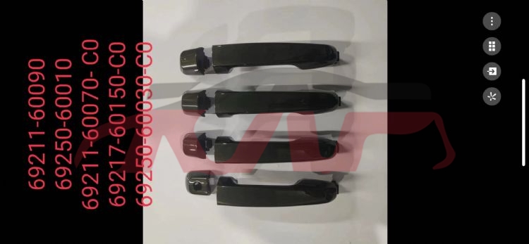 For Toyota 2372007-2011 Landcruiserfj200&nbsp;door Outside Hle&nbsp;, Toyota  Auto Part, Land Cruiser Auto Accessorie-