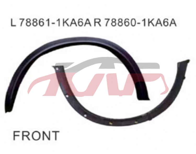 For Nissan 15102015 Juke&nbsp;rear Flare Fender&nbsp;l:78861-1ka6a R:78860-1ka6a, Juke  Automotive Parts, Nissan  Auto Part-L:78861-1KA6A R:78860-1KA6A
