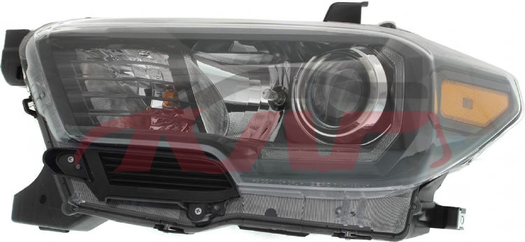 For Toyota 8212016-2020 Tacoma&nbsp;head Lamp Full Black Case W/led&nbsp;r  81110-04280   L 81150-04280, Toyota  Stard Halogen Headlight, Tacoma Car Parts Catalog-R  81110-04280   L 81150-04280