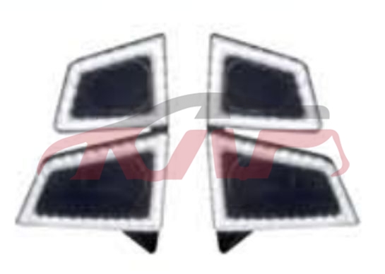 For Isuzu 22982021 D-max fog Lamp Cover , Isuzu  Fog Light Frame, D-max Car Pardiscountce-