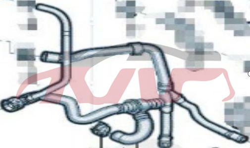 For V.w. 2963id6 coolant  Hose  With  Quick  Connector 1ed122101a, V.w.  Kap Car Parts Store, Id电动车 Car Parts Store-1ED122101A