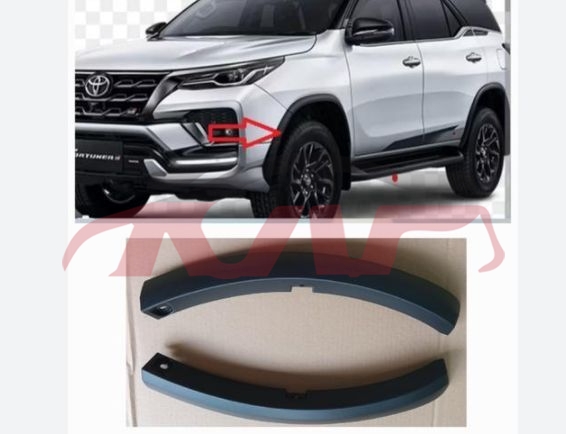 For Toyota 31112020 Fortuner&nbsp;front Bumper Flare&nbsp;52112-0k380, Toyota  Auto Part, Fortuner Car Parts Catalog-52112-0K380