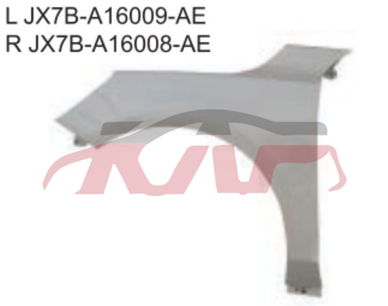 For Ford 25722019 Focus 4d fender l  Jx7b-a16009-ae  R  Jx7b-a16008-ae, Focus Car Accessories Catalog, Ford  Kap Car Accessories Catalog-L  JX7B-A16009-AE  R  JX7B-A16008-AE