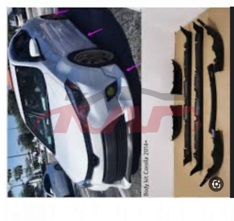 For Toyota 26482014 Corolla Usa, Le&nbsp;lower Skirt Edge&nbsp;, Corolla Car Accessorie, Toyota  Auto Part-