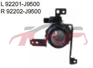 For Hyundai 33752021 Kona&nbsp;fog Lamp&nbsp;92201-j9500   922002-j9500, Hyundai   Led Foglamp, Kona Auto Part-92201-J9500   922002-J9500