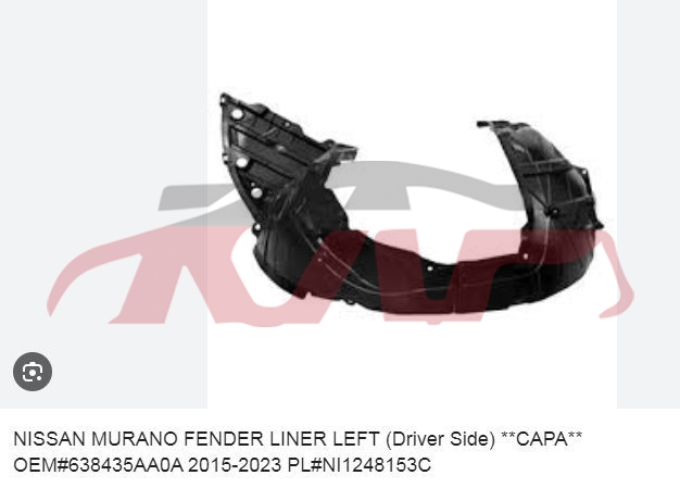 For Nissan 22262015-2017 Murano&nbsp;inside Fender&nbsp;, Murano Car Parts? Price, Nissan  Wheel Arch-