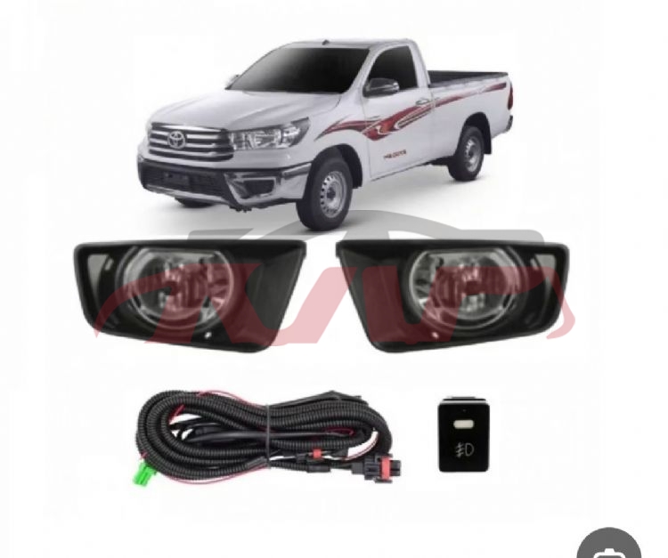 适用于丰田2015 海拉克斯/Revo&nbsp;雾灯组合（包含线束开关）&nbsp;, 丰田 雾灯加雾灯框, 海拉克斯 汽车配件-