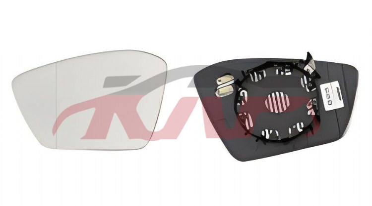 For Skoda 23472016 Superb reversing Mirror Lens 3v0857521/522, Skoda  Mirror Eyeglass, Superb Car Spare Parts-3V0857521/522