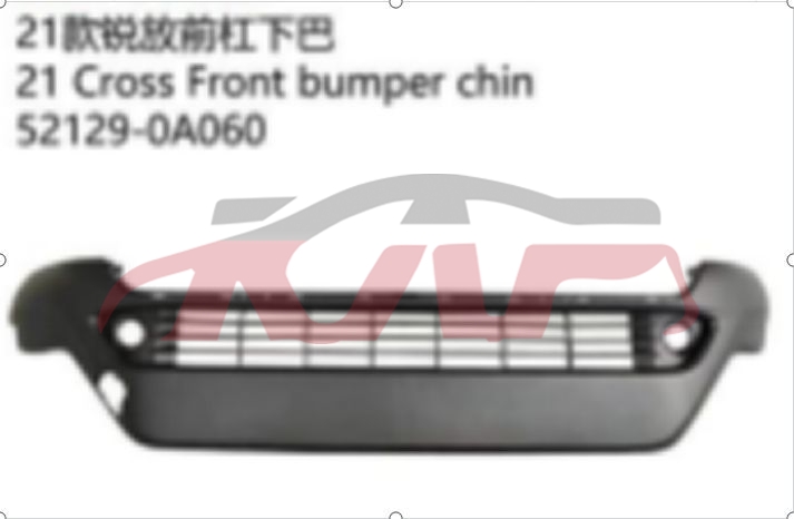 For Toyota 27292021 Corolla Cross, Usa&nbsp;front Bumper Chin&nbsp;521290a060, Toyota  Chrome Trunk Bright Wisp, Corolla Cross Suv Automotive Parts-521290A060