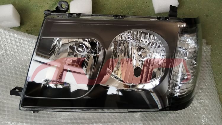 适用于丰田201998-2004 兰德酷路泽 FJ100&nbsp;前大灯 改装黑底&nbsp;, 丰田 汽车配件, 兰德酷路泽 汽车配件-