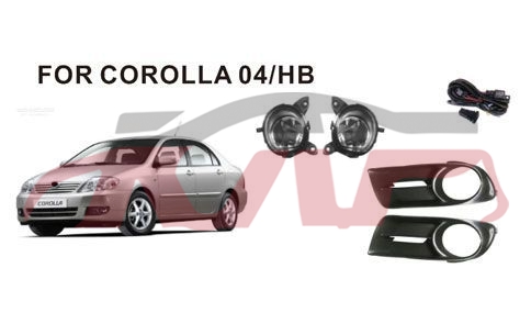 For Toyota 26522004 Corolla European&nbsp;fog Lamp Group&nbsp;, Toyota       Car Fog Lamp, Corolla Automobile Parts-